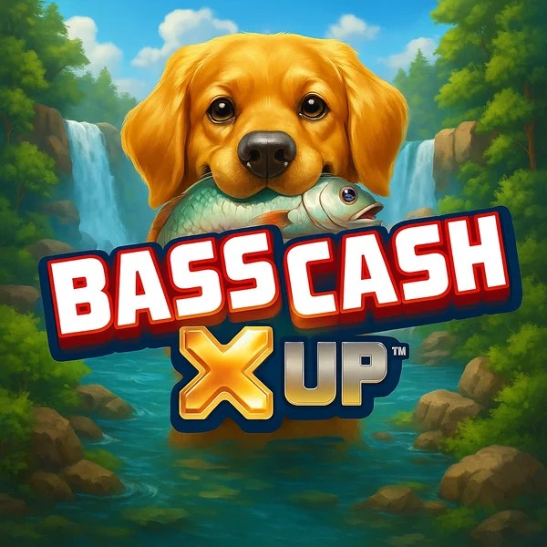 Bass Cash X UP logo by Alchemy Gaming at Olympia CasinoBass Cash X UP