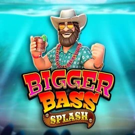 Bigger Bass Splash slot logo by Pragmatic Play at Olympia Casino