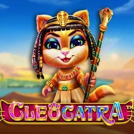 Cleocatra slot logo by Pragmatic Play at Olympia Casino