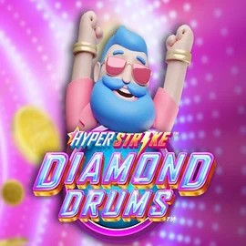 Hyper Strike Diamond Drums slot logo by Gameburger Studios at Olympia CasinoHyper Strike Diamond Drums