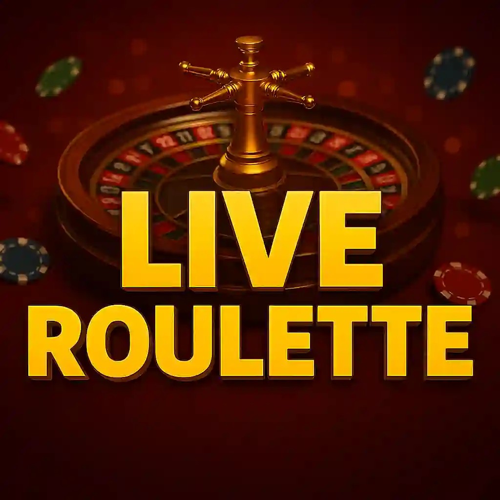 Live Roulette logo – Live Casino by Evolution at Olympia Casino