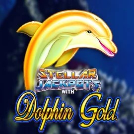 Dolphin Gold with Stellar Jackpots slot logo by Lightning Box Game at Olympia CasinoDolphin Gold with Stellar Jackpots